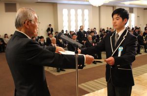 優秀選手賞（団体）代表：ふたば未来学園高等学校バドミントンの写真