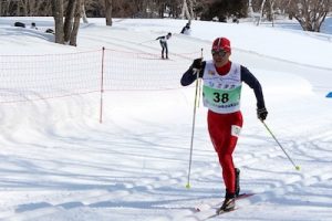 スキー：金丸富男選手の写真