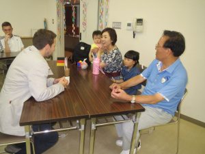 ホームステイの方と面会